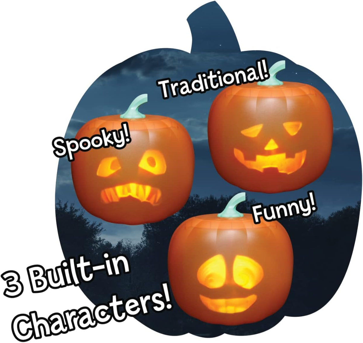 Jabberin' Jack Animated Talking Pumpkin